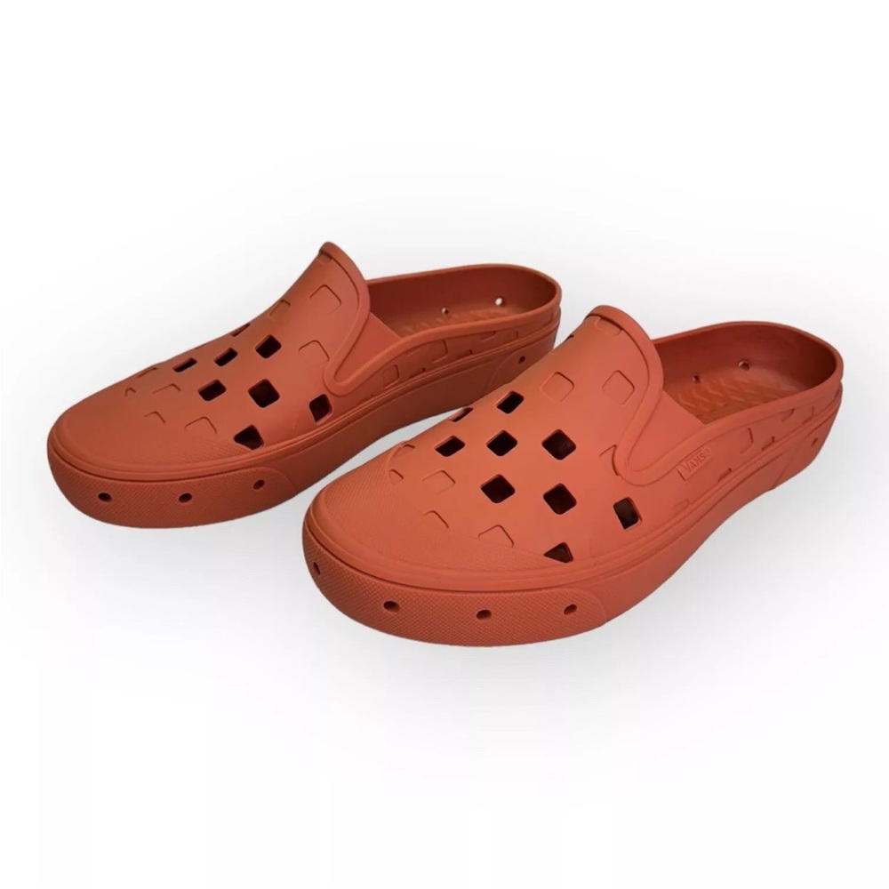 New Vans Slip-On Mule TRK Burnt Ochre Brown Sneakers Water Shoe Sandals men 8